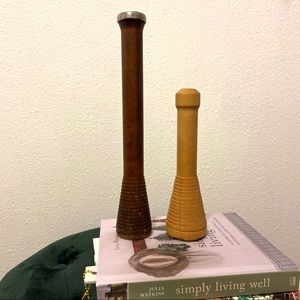 Vintage Wooden Primitive Mismatched Spool Decor
